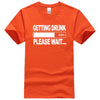 Drunk funny cotton T-shirt - Blindly Shop