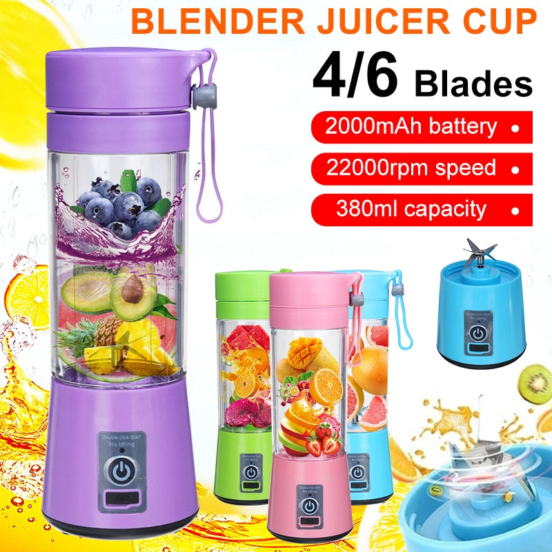 Portable Electric Fruit Juicer - Blindly Shop