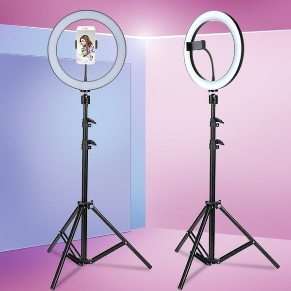 Camera Studio Ring Light/Video LED Beauty Ring Light With Tripod - Blindly Shop