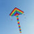 Colorful Rainbow Kite -Premium Long Tail Nylon Outdoor Kites For Children - Blindly Shop