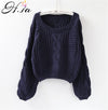 Jumpers Candy Color Chic Short Sweater - Blindly Shop