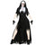 Halloween Nun Cosplay Costume - Women Black Vampire Fantasy Dress - Blindly Shop