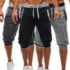 Casual Slim Harem Shorts Soft 3/4 Trousers - Blindly Shop