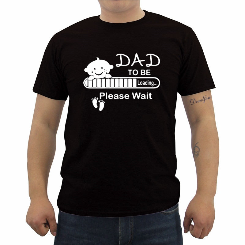 New Dad To Be Funny Expecting Baby Loading T Shirts - Blindly Shop