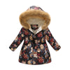 Kid girl&#39;s Hooded Outerwear for Winter