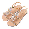 Women`s summer bohemia diamond Flat sandals - Blindly Shop