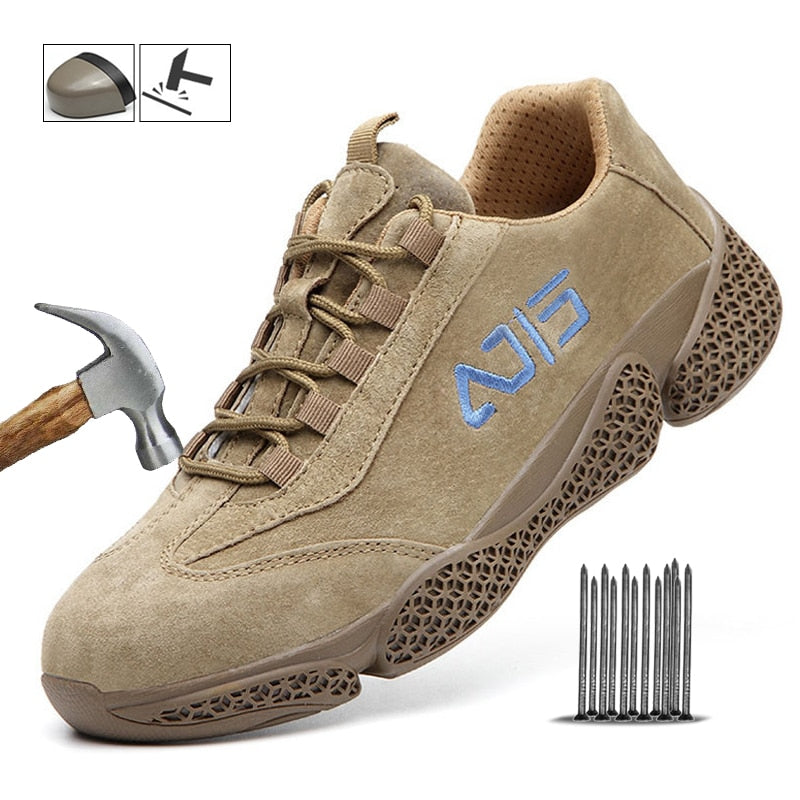 Men Steel Toe Indestructible Puncture-proof  Work Safety Shoes - Blindly Shop