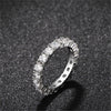 Inlay Cubic Zirconia Unique Shaped Ring for Women