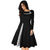 Retro long sleeves Cocktail midi Party dress - Blindly Shop