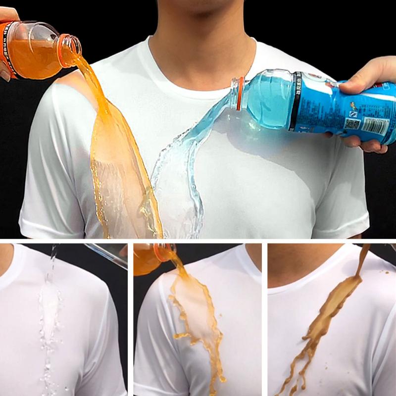 Creative Hydrophobic Waterproof Anti- Quick Dry T-Shirts