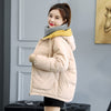 Women&#39;s Cotton padded Parka Outwear Hooded 7 Colors Solid Coat