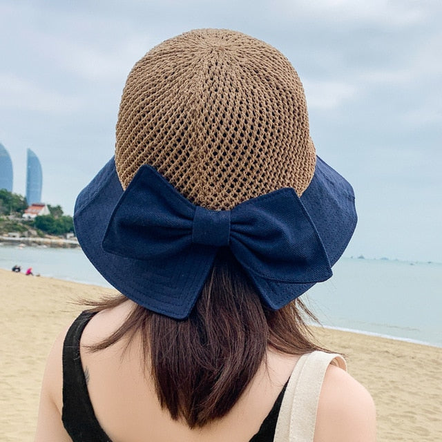 2020 New Bow Sun Hat Cap