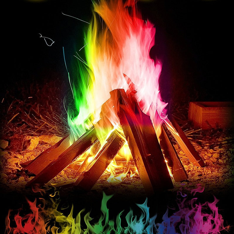 10g/15g/25g Magic Fire Colorful Flames Powder Sachets - Blindly Shop