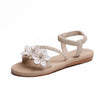 Elastic ankle strap Floral Sandals for Women - Blindly Shop