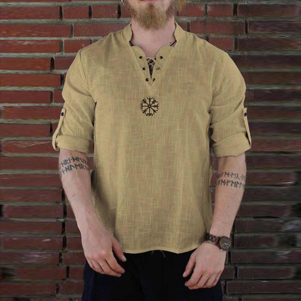 New Spring Men's Casual Thin Solid Color Shirts