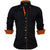 New Arrivals British Style Solid Slim Fit Male Shirt