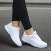 White Platform Women&#39;s Running shoes - Blindly Shop