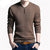 Men Casual V-Neck Pullover Slim Fit Long Sleeve Sweaters