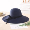 Women&#39;s big wide brim beach hat