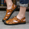 Breathable Men Casual Leather Sandals - Blindly Shop
