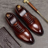 Mens formal genuine leather oxford shoes - Blindly Shop