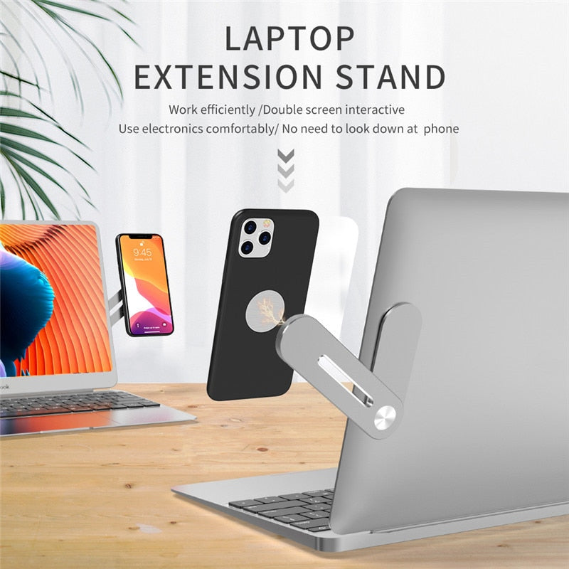 Adjustable Laptop Side Mount Clip for Cell phones