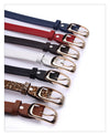 Women Designer Hot Faux Leather Metal Buckle belt - Blindly Shop