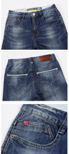 Men Casual/Business Straight Slim Fit Jeans - Blindly Shop
