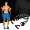 Men&#39;s Portable Chest Expander Puller Exercise CrossFit Muscle Training Rope Fitness Resistance Cable Rope Tube Resistance Bands - Blindly Shop