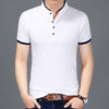 Solid Color Slim Fit Short Sleeve T Shirt for Men - Blindly Shop