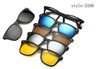 5 lenses Magnet Sunglasses for Men - Blindly Shop