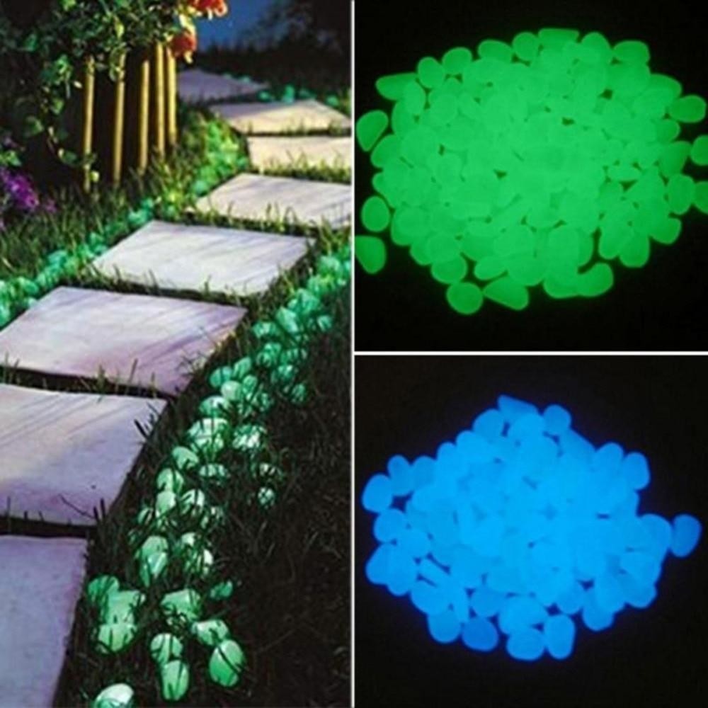 Glow in the Dark Garden Pebbles Glow Stone 50Pcs - Blindly Shop