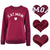 Cat Mom Fashionable Heart - Shaped Print Women Sweatshirt - Blindly Shop