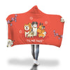 I Love Dogs Premium Hooded Blanket - Blindly Shop