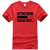 Drunk funny cotton T-shirt - Blindly Shop