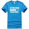 Drunk funny cotton T-shirt - Blindly Shop