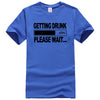 Drunk funny cotton T-shirt - Blindly Shop