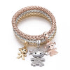 3Pcs Crystal Charm Bracelet For Women - Blindly Shop