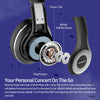 Foldable Active Noise Cancelling Bluetooth Wireless Headphones  - 30H Play time - Blindly Shop