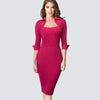 Formal Sheath Bodycon Slim Elegant Office Lady Dress - Blindly Shop