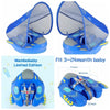 Solid Non-inflatable Swim Trainer with Sunshade For Kids, baby - Blindly Shop