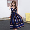 Women Sexy Boho Striped Dress - Blindly Shop