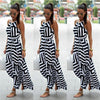 Women Sexy Boho Striped Dress - Blindly Shop