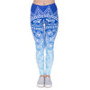 High Waist Round Ombre Printing Leggings - Blindly Shop