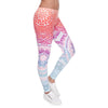 High Waist Round Ombre Printing Leggings - Blindly Shop