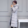 Women winter long hooded Coat - Blindly Shop