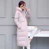 Women winter long hooded Coat - Blindly Shop