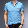 Solid Casual Cotton Breathable Polo shirt - Blindly Shop