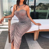 Off Shoulder Sexy Long Bodycon Dress - Blindly Shop