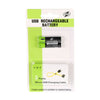 Mirco USB Rechargeable AAA Battery - 400mAh AAA 1.5V Li-polymer Battery - Blindly Shop